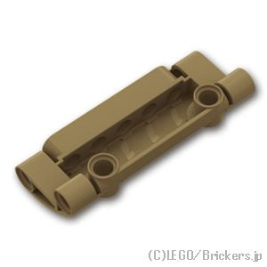 LEGO® パーツ 6220599 テクニック カーブ パネル 7 x 3 - 2穴：[Dark Tan / ダークタン] 24119-138 