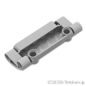 LEGO® パーツ 6257136 テクニック カーブ パネル 7 x 3 - 2穴：[Light Bluish Gray / グレー] 24119-194 