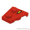 ウェッジプレート 2 x 2 左 - 黄色の眼：[Red / レッド]