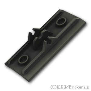 LEGO® パーツ 244026/4264133/6226636 プラウブレード 6 x 3 - ヒンジ：[Black / ブラック] 2440-026 