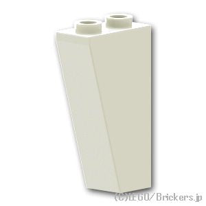 LEGO® パーツ 244901/244951/4160697/4497194/4532972 逆スロープ 75°- 2 x 1 x 3：[White / ホワイト] 2449-001