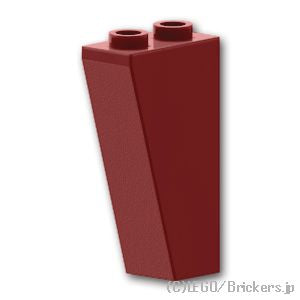 LEGO® パーツ 4276180/4539103/6267413 逆スロープ 75°- 2 x 1 x 3：[Dark Red / ダークレッド] 2449-154