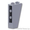 逆スロープ 75°- 2 x 1 x 3：[Light Bluish Gray / グレー]