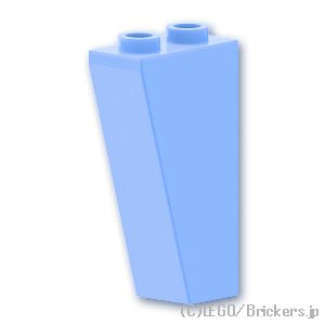 LEGO® パーツ 6134257/6285268/6466048 逆スロープ 75°- 2 x 1 x 3：[Bt,Lt Blue / ブライトライトブルー] 2449-212