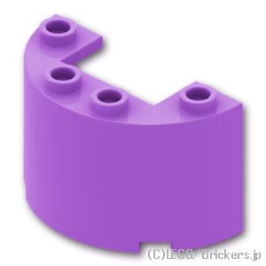LEGO® パーツ 6249772 ハーフ シリンダー 2 x 4 x 2 - カットアウト：[Md,Lavender / ミディアムラベンダー] 24593-324 