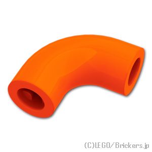 LEGO® パーツ 6529503 ラウンド ブロック 1 x 1 - エルボー 90°軸穴：[Reddish Orange / レディッシュオレンジ ] 25214-402 の商品ページ｜レゴ®パーツ バラ売りのブリッカーズ