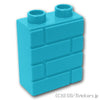 デュプロ ブロック 1 x 2 x 2 レンガ：[Md,Azure / ミディアムアズール]