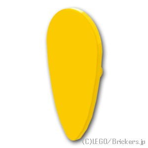 LEGO® パーツ 6426171 盾 - オボイド型：[Yellow / イエロー] 2586-024