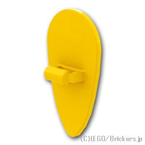 LEGO® パーツ 6426171 盾 - オボイド型：[Yellow / イエロー] 2586-024 