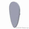 盾 - オボイド型：[Light Bluish Gray / グレー]