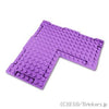 ブロック コーナー 16 x 16 x 2/3 & 7 x 7 - 1 x 4 インデント：[Md,Lavender / ミディアムラベンダー]