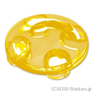 LEGO® パーツ 4199304/4214760/4278415/6171728 ラウンド プレート 2 x 2 - ラウンドボトム：[Tr,Yellow / トランスイエロー] 2654-044 