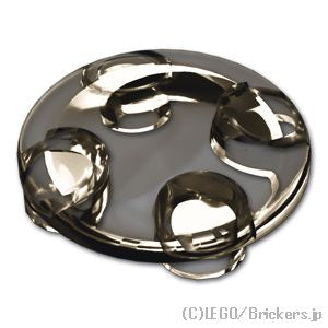 LEGO® パーツ 6273713 ラウンド プレート 2 x 2 - ラウンドボトム：[Tr,Brown / トランスブラウン] 2654-111 