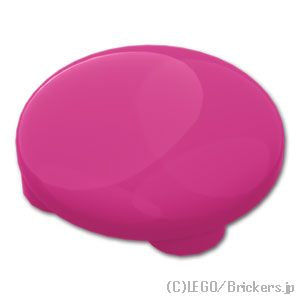 LEGO® パーツ 6143445 ラウンド プレート 2 x 2 - ラウンドボトム：[Magenta / マゼンタ] 2654-124 