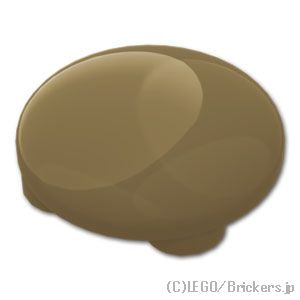 LEGO® パーツ 6353064 ラウンド プレート 2 x 2 - ラウンドボトム：[Dark Tan / ダークタン] 2654-138 