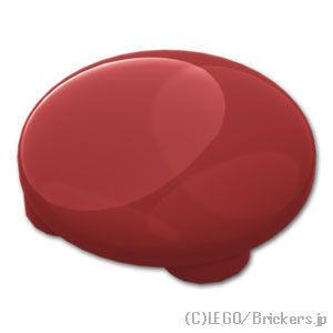 LEGO® パーツ 6192839 ラウンド プレート 2 x 2 - ラウンドボトム：[Dark Red / ダークレッド] 2654-154 