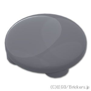 LEGO® パーツ 4210908/4278274/4613980 ラウンド プレート 2 x 2 - ラウンドボトム：[Dark Bluish Gray / ダークグレー] 2654-199 