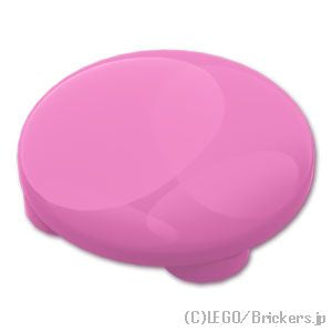 LEGO® パーツ 4657974/6139480/6423955 ラウンド プレート 2 x 2 - ラウンドボトム：[Bright Pink / ブライトピンク] 2654-222 
