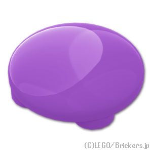 LEGO® パーツ 6133800/6330097 ラウンド プレート 2 x 2 - ラウンドボトム：[Md,Lavender / ミディアムラベンダー] 2654-324 