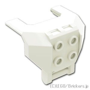 LEGO® パーツ 6166886/6341397 ラージフィギュア アーマー：[White / ホワイト] 27167-001