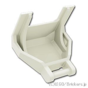 LEGO® パーツ 6166886/6341397 ラージフィギュア アーマー：[White / ホワイト] 27167-001 