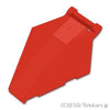 ウィンドスクリーン ヘキサゴン 6 x 4 x 1 - バーハンドル：[Red / レッド]