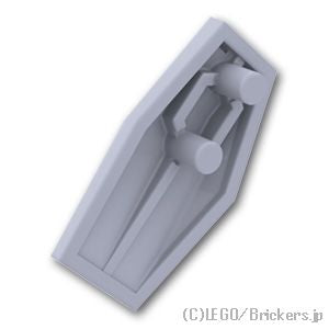 LEGO® パーツ 6168742 ラージフィギュア アーマー - スモールプレート：[Light Bluish Gray / グレー] 28220-194 