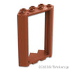 ドアフレーム 4 x 4 x 6 コーナー：[Reddish Brown / ブラウン]
