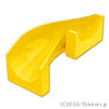遊び場 すべり台 6 x 6 x 6 - カーブ 90°：[Yellow / イエロー]