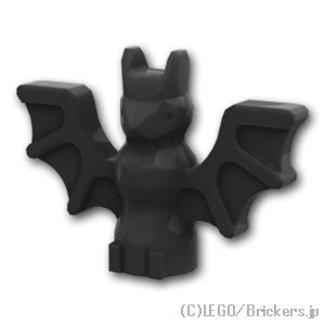LEGO® パーツ 4106513/4587312 コウモリ：[Black / ブラック] 30103-026