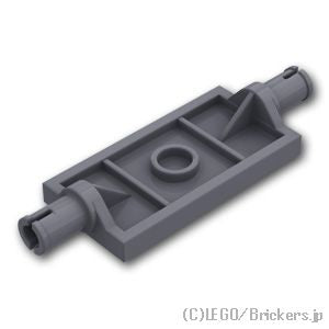 LEGO® パーツ 4210682/4509884 プレート 2 x 4 - 両サイドピン：[Dark Bluish Gray / ダークグレー] 30157-199 