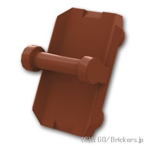 LEGO® パーツ 6328480 プレート 2 x 3 - 八角形の盾：[Reddish Brown / ブラウン] 30166-192 