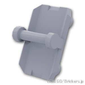 LEGO® パーツ 6195471 プレート 2 x 3 - 八角形の盾：[Light Bluish Gray / グレー] 30166-194 