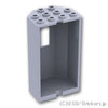 パネル 3 x 4 x 6 - 窓付きタレット壁：[Light Bluish Gray / グレー]
