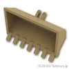 ショベル バケット 3 x 6：[Dark Tan / ダークタン]