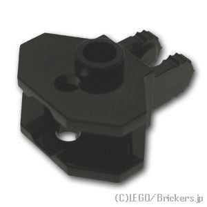 LEGO® パーツ 4143351/4144567/6266320 ヒンジ 1 x 2 - ロック / ボールソケット：[Black / ブラック] 30396-026