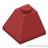 コーナー スロープ 45°- 2 x 2：[Dark Red / ダークレッド]