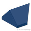 ダブル スロープ 45°- 2 x 1：[Dark Blue / ダークブルー]