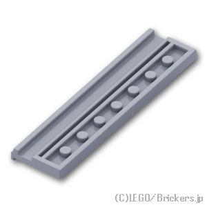 LEGO® パーツ 4222019 プレート 2 x 8 - ドアレール：[Light Bluish Gray / グレー] 30586-194 