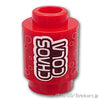 ラウンド ブロック 1 x 1 - CHAOS COLA(カオスコーラ)：[Red / レッド]