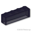 ブロック 1 x 4 - ボトムチューブ無し：[Tr,Black / トランスブラック]