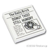タイル 2 x 2 - The Daily Brick 新聞 ：[White / ホワイト]