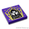 タイル 2 x 2 - 蛙チョコレートのカード「オリンペ・マクシーム」：[Dark Purple / ダークパープル]