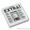 タイル 2 x 2 - EXTRA! 新聞 ：[White / ホワイト]