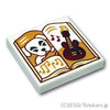 タイル 2 x 2 - とたけけが載った音楽雑誌(どうぶつの森)：[White / ホワイト]