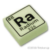 タイル 1 x 1 - Ra Radium：[Glow In Dark White / 夜光]