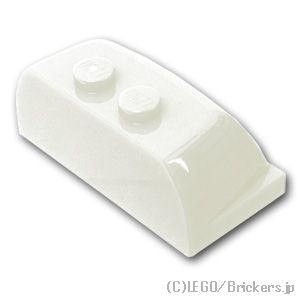 LEGO® パーツ 6310243 ウィンドスクリーン 2 x 4 x 1 1/3：[White / ホワイト] 30841-001 