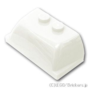 LEGO® パーツ 6310243 ウィンドスクリーン 2 x 4 x 1 1/3：[White / ホワイト] 30841-001