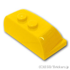 LEGO® パーツ 6300356 ウィンドスクリーン 2 x 4 x 1 1/3：[Yellow / イエロー] 30841-024 