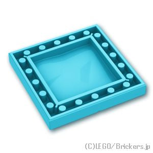 LEGO® パーツ 6414927 ブロック 6 x 6 x 2/3 - クリスタル：[Md,Azure / ミディアムアズール] 3160-156 